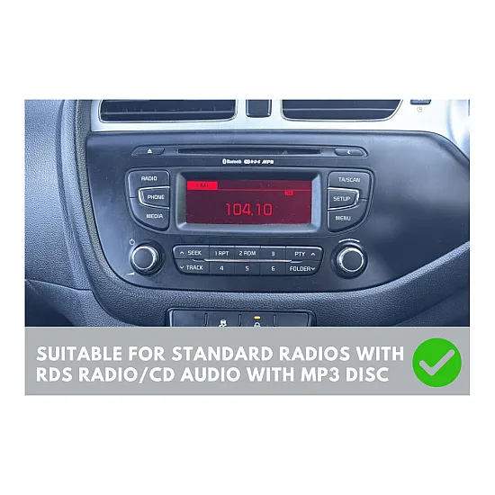 Kia Cee'd JD (2012-2016) Double DIN Car Stereo Fitting Kit (MATT BLACK) Kia Cee'd JD (2012-2016) Double DIN Car Stereo Fitting Kit (MATT BLACK)