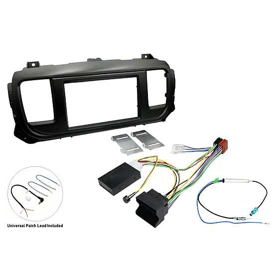 Toyota ProAce Double DIN Car Stereo Fitting Kit (STANDARD WITH PDC)
