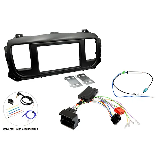 Citroen Dispatch, Peugeot Expert Double DIN Car Stereo Fitting Kit (STANDARD RADIO)