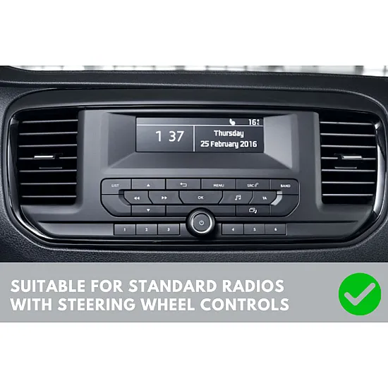 Citroen Dispatch, Peugeot Expert Double DIN Car Stereo Fitting Kit (STANDARD RADIO)