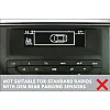 Citroen Dispatch, Peugeot Expert Double DIN Car Stereo Fitting Kit (STANDARD RADIO)