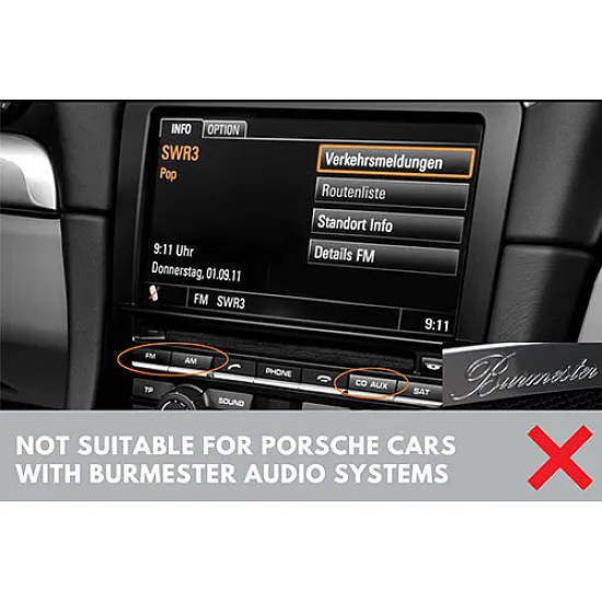 Porsche 911, Boxster, Cayman (CDR31/ BOSE) AUDIO Double DIN Car Stereo Fitting Kit Porsche 911, Boxster, Cayman (CDR31/ BOSE) AUDIO Double DIN Car Stereo Fitting Kit