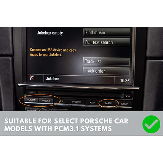 Porsche 911, Boxster, Cayman (PCM3.1/STANDARD) Double DIN Car Stereo Fitting Kit Porsche 911, Boxster, Cayman (PCM3.1/STANDARD) Double DIN Car Stereo Fitting Kit
