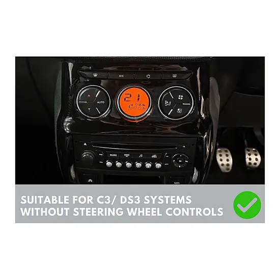 DS Automobiles DS3 (2016-2019) Double DIN Car Stereo Fitting Kit (WITHOUT SWC) DS Automobiles DS3 (2016-2019) Double DIN Car Stereo Fitting Kit (WITHOUT SWC)