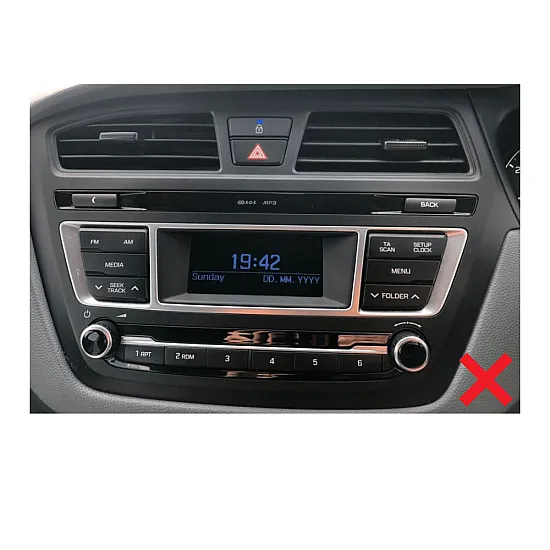 Hyundai i20 (2014-2018) Double DIN Car Stereo Upgrade Fitting Kit (OEM Navigation) Hyundai i20 (2014-2018) Double DIN Car Stereo Upgrade Fitting Kit (OEM Navigation)