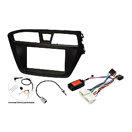 Hyundai i20 (2014-2018) Double DIN Car Stereo Fascia, SWC Upgrade Fitting Kit 