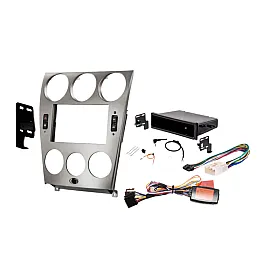 Mazda 6 (2003-2005) Single/Double DIN Car Stereo Fitting Kit Silver / CLIMATE CONTROL RETENTION