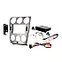Mazda 6 (2003-2005) Single/Double DIN Car Stereo Fitting Kit Silver / CLIMATE CONTROL RETENTION
