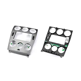 Mazda 6 (2003-2005) Single/Double DIN Car Stereo Fitting Kit Silver / CLIMATE CONTROL RETENTION