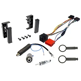 Audi A2, A4, A6 Standard Rear Amplified Single DIN Car Stereo Upgrade Fitting Kit