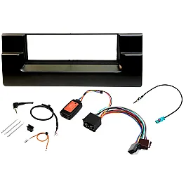 BMW E39 5 Series Single DIN Car Stereo Upgrade Fitting Kit (ROUND PIN CONNECTION)
