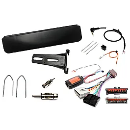 Ford Fiesta, Focus, Mondeo, Puma, Transit Single DIN Car Stereo Fascia, SWC Fitting Kit