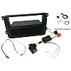 Seat Double Fakra Single DIN Car Stereo Upgrade Fascia, SWC Fitting Kit