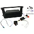Skoda Fabia, Roomster Double Fakra Single DIN Car Stereo Upgrade Fascia, SWC Fitting Kit
