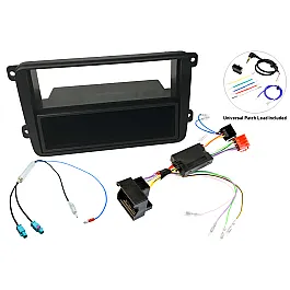 Volkswagen (RCD300/RCD500) Single DIN Car Stereo Fascia SWC Fitting Kit Volkswagen (RCD300/RCD500) Single DIN Car Stereo Fascia SWC Fitting Kit