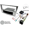 Holden Single DIN Car Stereo Fascia, SWC Fitting Kit (SHINY SILVER/ MATT CHROME) Holden Single DIN Car Stereo Fascia, SWC Fitting Kit (SHINY SILVER/ MATT CHROME)