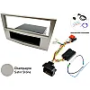 Vauxhall Corsa D 2006 - 2014 Single DIN Car Stereo Fascia, SWC Fitting Kit (CHAMPAGNE BEIGE/ STONE)