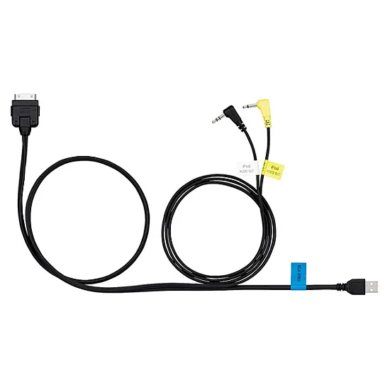 Kenwood KCA-iP302 - iPod / iPhone Audio Video Direct Adapter Lead Kenwood KCA-iP302 - iPod / iPhone Audio Video Direct Adapter Lead