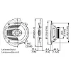 Kenwood KFC-E1364 - 13cm 5" 3-way 150W Flush Mount Coaxial Car Speaker System Kenwood KFC-E1364 - 13cm 5" 3-way 150W Flush Mount Coaxial Car Speaker System