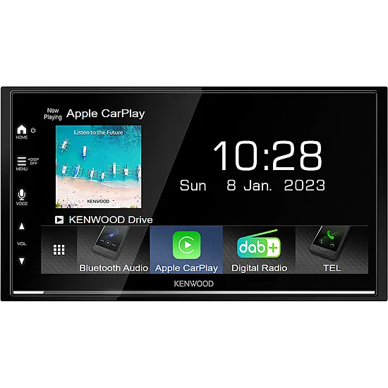 Kenwood DMX7722DABS Car Stereo - Wireless Apple Carplay - Android Auto - DAB