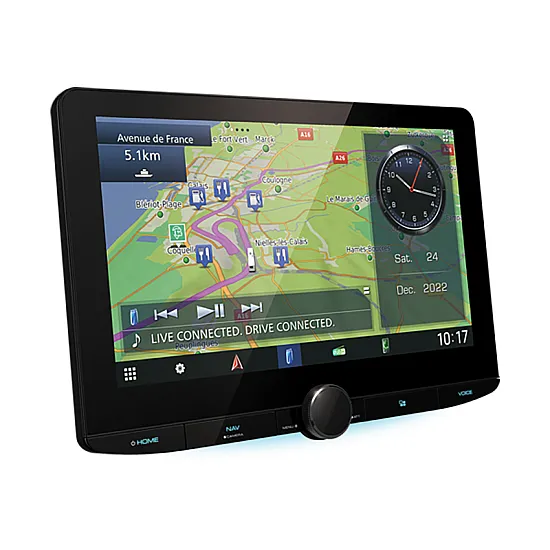 Kenwood DNR992RVS Car Stereo - 10.1" Floating Screen - Navigation System - Wireless Apple Carplay - Android Auto - DAB+ Kenwood DNR992RVS Car Stereo - 10.1" Floating Screen - Navigation System - Wireless Apple Carplay - Android Auto - DAB+