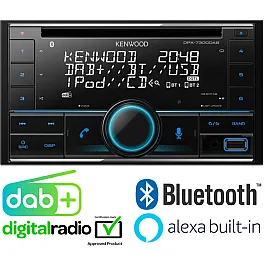 Kenwood DPX-7300DAB Car Audio System featuring CD USB DAB+ Bluetooth & Amazon Alexa Ready Kenwood DPX-7300DAB Car Audio System featuring CD USB DAB+ Bluetooth & Amazon Alexa Ready