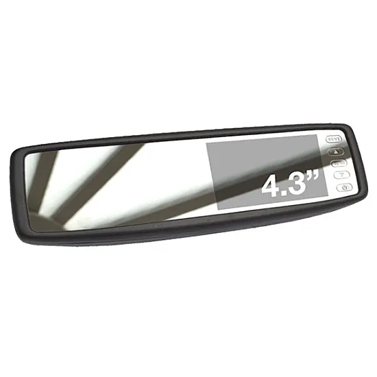 MotorMax 4.3" Anti Glare Mirror Monitor with 2 AV inputs MotorMax 4.3" Anti Glare Mirror Monitor with 2 AV inputs