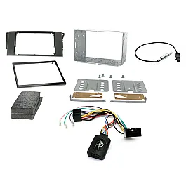 Connects2 Car Stereo Fitting Kit Double DIN Facia Radio Installation For Land Rover - CTKLR03