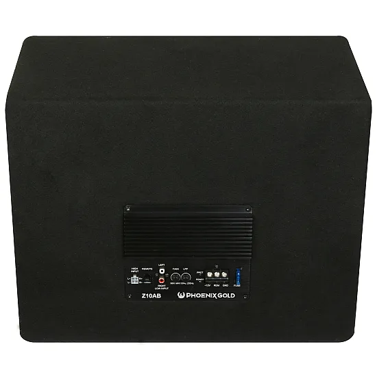 Phoenix Gold Z10AB Z-Series 10 inch Active Subwoofer 200W Bass Box Phoenix Gold Z10AB Z-Series 10 inch Active Subwoofer 200W Bass Box