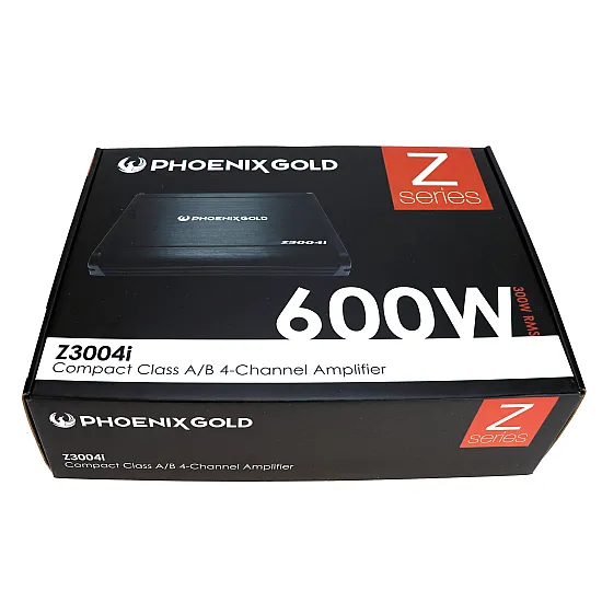 Phoenix Gold Z3004i Z-Series 300W 4-Channel Car Audio Amplifier Phoenix Gold Z3004i Z-Series 300W 4-Channel Car Audio Amplifier
