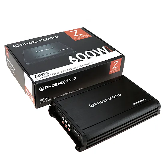 Phoenix Gold Z3004i Z-Series 300W 4-Channel Car Audio Amplifier Phoenix Gold Z3004i Z-Series 300W 4-Channel Car Audio Amplifier