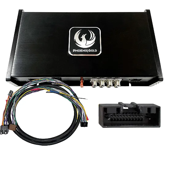 Phoenix Gold ZDAPF3 DSP Power Up Kit 4 Channel Amplifier for Ford 2010 Onwards