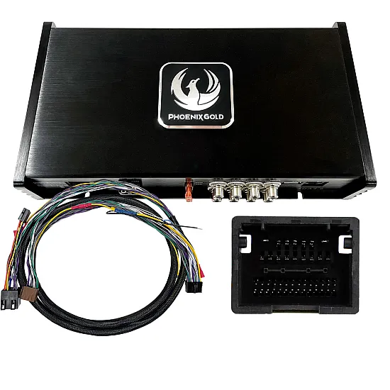 Phoenix Gold ZDAPGM1 DSP Power Up Kit 4 Channel Amplifier for Cadillac CTS