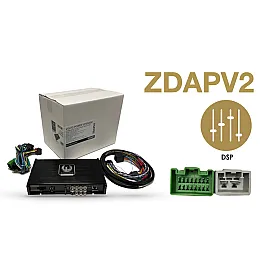 Phoenix Gold ZDAPV2 4 Channel DSP Car Amplifier & Wiring Kit for Volvo with Factory Amp
