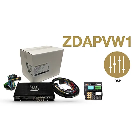 Phoenix Gold ZDAPVW1 4 Channel Car Amplifier & Wiring Kit for Volkswagen (with no OEM Amp) Phoenix Gold ZDAPVW1 4 Channel Car Amplifier & Wiring Kit for Volkswagen (with no OEM Amp)