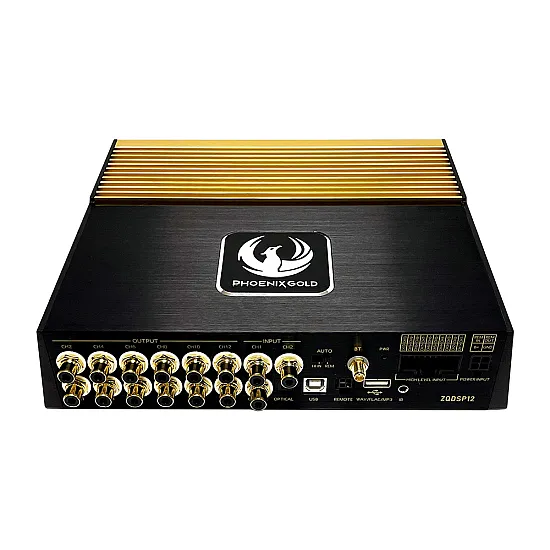 Phoenix Gold ZQDSP12 ZQ-Series 12-Channel DSP High End Car Audio Amplifier