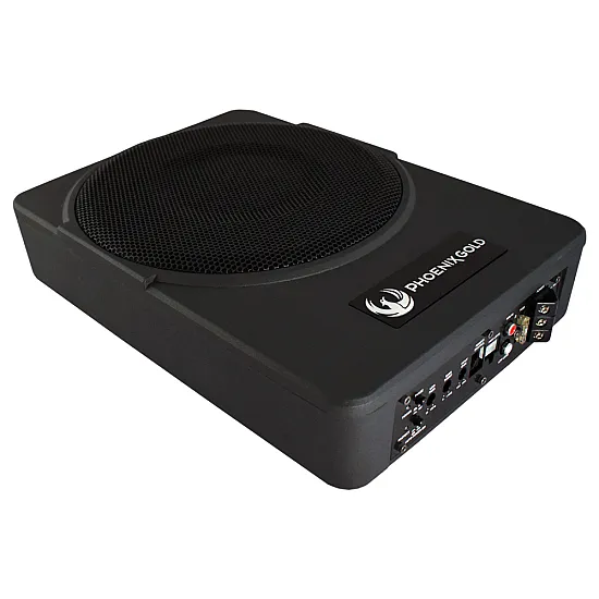 Phoenix Gold ZR10P 10 inch Compact Amplified Under Seat Car Subwoofer
