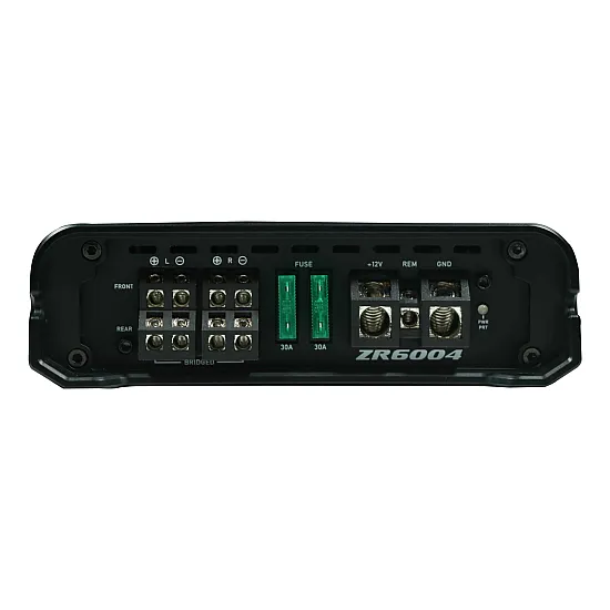 Phoenix Gold ZR6004R ZR-Series 600W 4-Channel Class-D Amplifier with Bass Remote