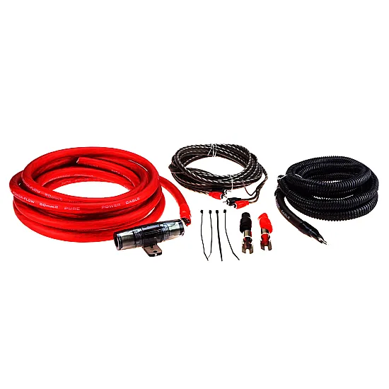 Phoenix Gold ZRK50 Pure Copper Amplifier Wiring Kit 50mm 2700W 5.2 Meter Phoenix Gold ZRK50 Pure Copper Amplifier Wiring Kit 50mm 2700W 5.2 Meter