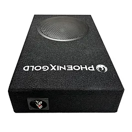 Phoenix Gold ZX18PBS 400W Max Power 8 inch Slim Subwoofer Bass Box