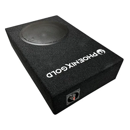 Phoenix Gold ZX18PBS 400W Max Power 8 inch Slim Subwoofer Bass Box