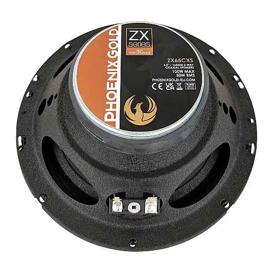Phoenix Gold ZX65CXS 6.5inch 16.5cm Slim 2-Way Coaxial Car Speakers Phoenix Gold ZX65CXS 6.5inch 16.5cm Slim 2-Way Coaxial Car Speakers