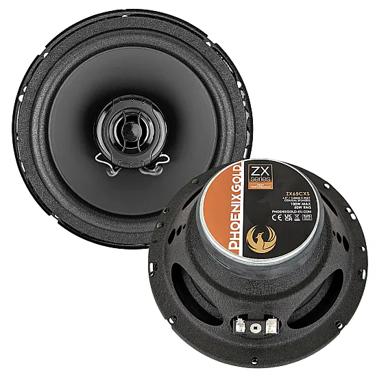 Phoenix Gold ZX65CXS 6.5inch 16.5cm Slim 2-Way Coaxial Car Speakers Phoenix Gold ZX65CXS 6.5inch 16.5cm Slim 2-Way Coaxial Car Speakers
