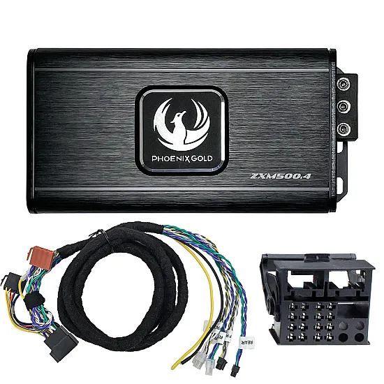 Phoenix Gold ZXMPB1 4 Channel Amplifier Upgrade Kit for BMW with Basic Sound System Phoenix Gold ZXMPB1 4 Channel Amplifier Upgrade Kit for BMW with Basic Sound System