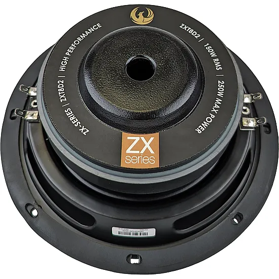 Phoenix Gold ZXT8D2 250W Max Power 8 inch Slim Car Audio Subwoofer Phoenix Gold ZXT8D2 250W Max Power 8 inch Slim Car Audio Subwoofer