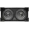 Phoenix Gold ZX210PBS 10 Inch Slim Passive Dual Subwoofer 700W Max Bass Box