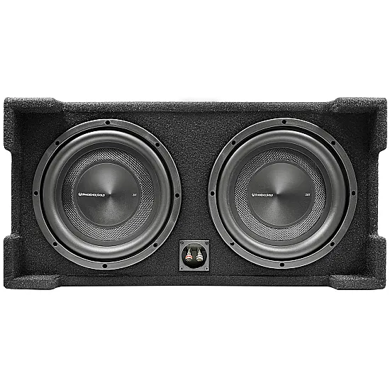 Phoenix Gold ZX210PBS 10 Inch Slim Passive Dual Subwoofer 700W Max Bass Box