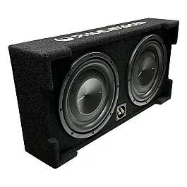 Phoenix Gold ZX210PBS 10 Inch Slim Passive Dual Subwoofer 700W Max Bass Box