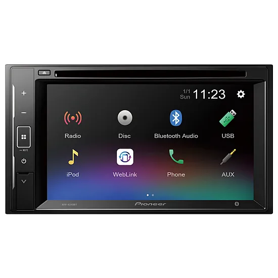 Pioneer AVH-A240BT Car Stereo 2-DIN - Bluetooth - CD/DVD - USB - iPhone - Android Pioneer AVH-A240BT Car Stereo 2-DIN - Bluetooth - CD/DVD - USB - iPhone - Android