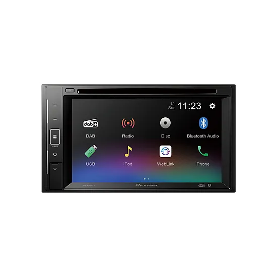 Pioneer AVH-A240DAB Double DIN Car Stereo DAB/DAB+ CD DVD USB Bluetooth Pioneer AVH-A240DAB Double DIN Car Stereo DAB/DAB+ CD DVD USB Bluetooth